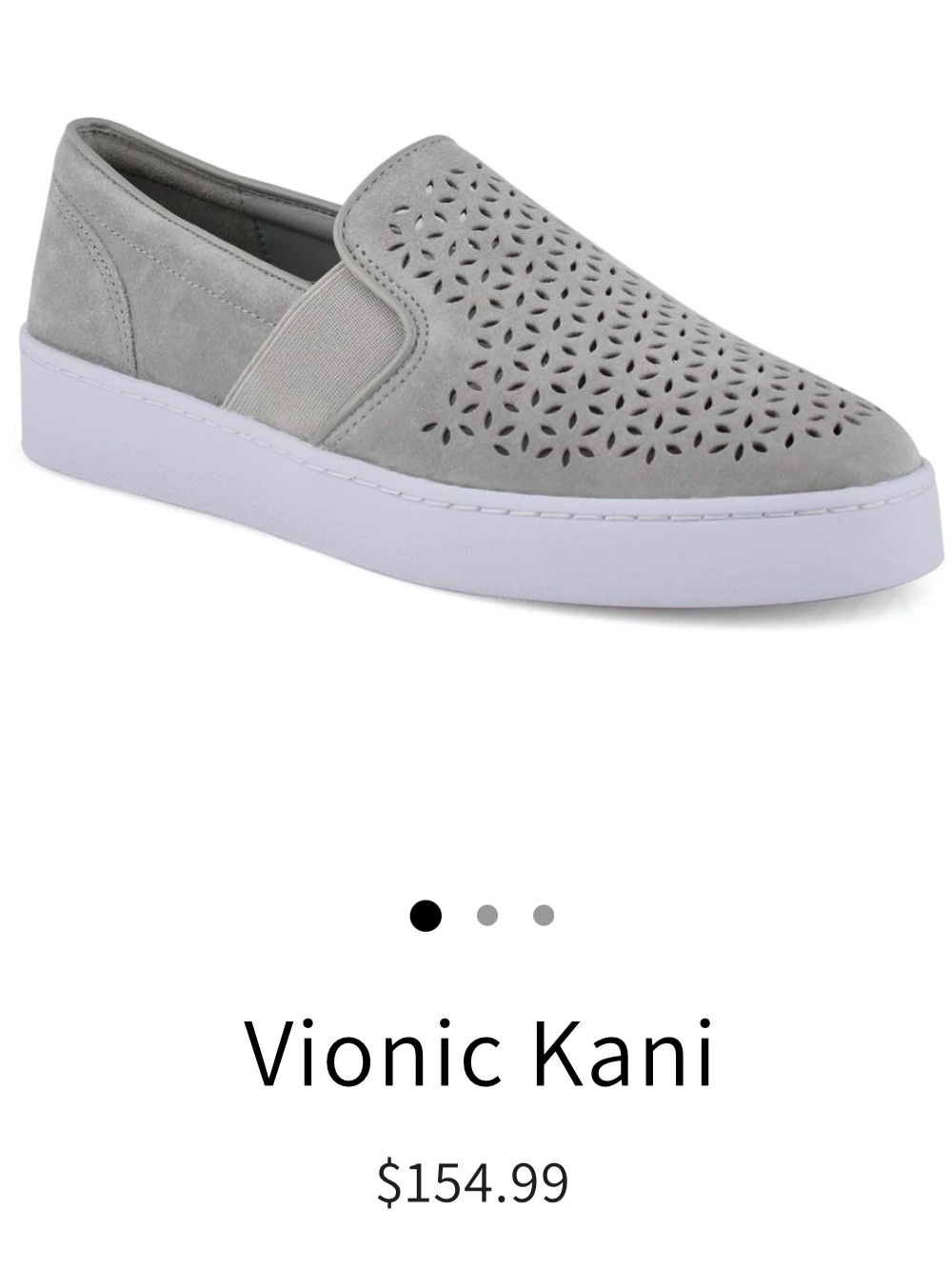Grey Vionic ‘Kani’ Slip-On Shoes